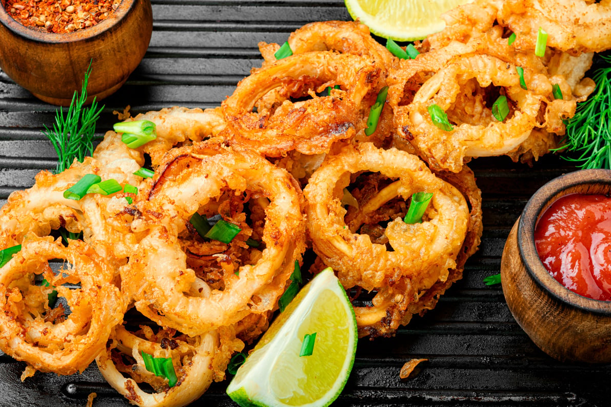 Crispy Fried Squid Rings